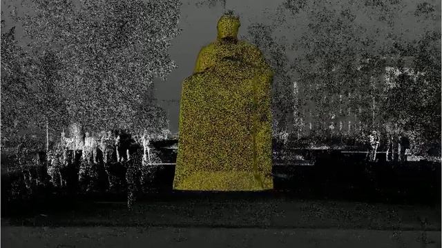 Наземное лазерное сканирование памятника Льву Толстому смотреть онлайн