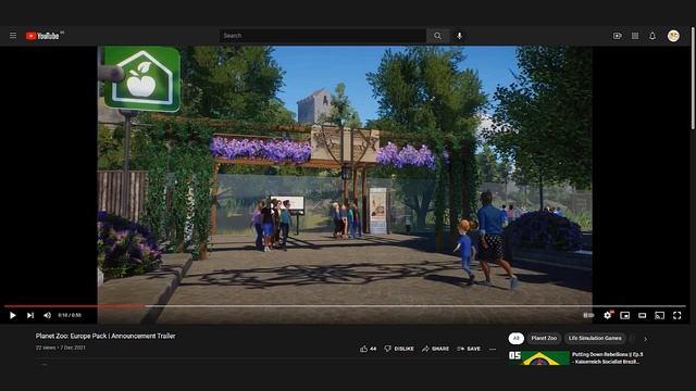 Planet Zoo Europe DLC Trailer Breakdown - Badger, Food Trucks & Gondolas! смотреть онлайн