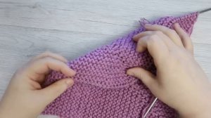 Манишка с 3 петель. Проще и легче не придумаешь. Мастер  класс