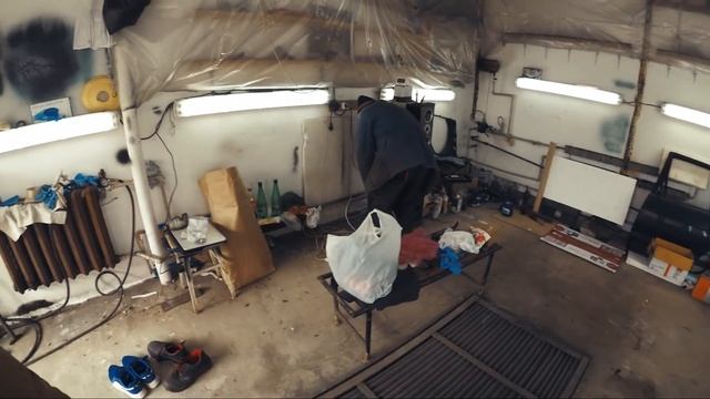 BMW e34 540i Сборка дверей, установили капот, помыли дверь керхером, антикор дверей #39 смотреть онлайн