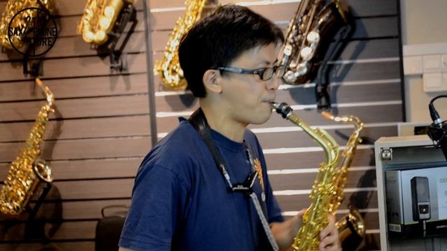 Min Yen play testing Forestone Unlacquered Alto Sax смотреть онлайн