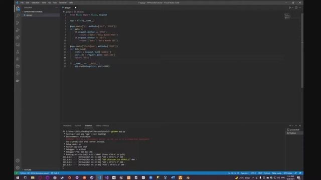 API Minimalista con Python Flask - Tutorial #01 смотреть онлайн