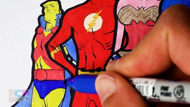 Superheroes Super Speed Coloring Pages,How to Color Justice League,Coloring Pages Tv смотреть онлайн