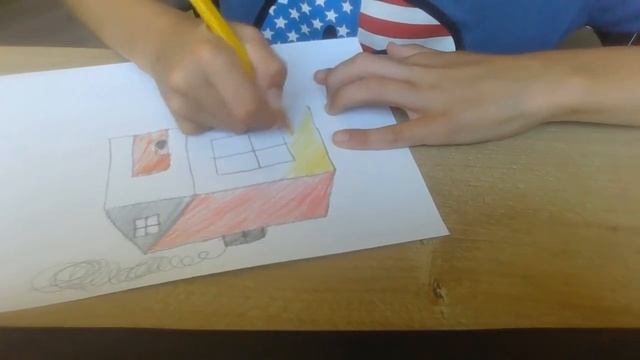 Как нарисовать домик за 5 минут смотреть онлайн