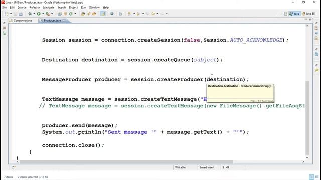 What is JMS. How To Execute JMS Program Explained In Detail смотреть онлайн