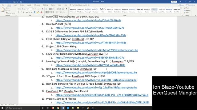 Ultimate Bard Guide (Velious Project 1999 & EverQuest TLP) смотреть онлайн