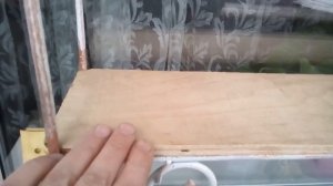 Полка для рассады на подоконник, своими руками