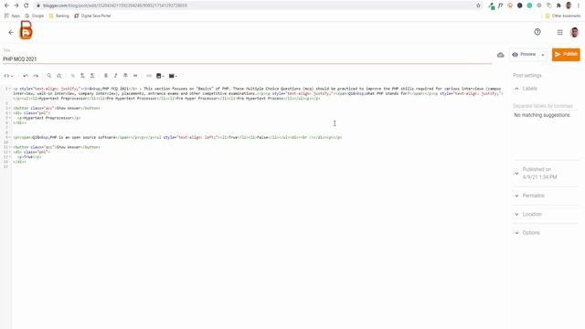 How To! Add MCQ Quetions & Answers on Blogger 2021 смотреть онлайн