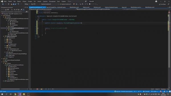 #20 - Выносим MainWindow в отдельную либу в AvaloniaUI