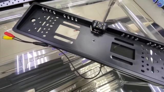 Рамка номера с камерой ночного видения 4LED 54*14 см смотреть онлайн