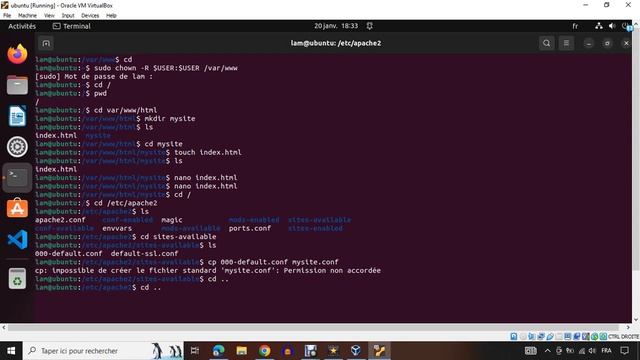 Créer un Virtual Host Ubuntu | Apache смотреть онлайн