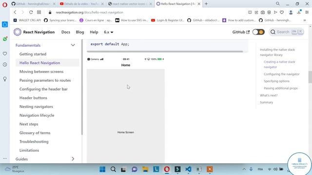 Tutoriel React Native - Login UI - Interface Coding #3 - Navigation Entre Ecrans смотреть онлайн