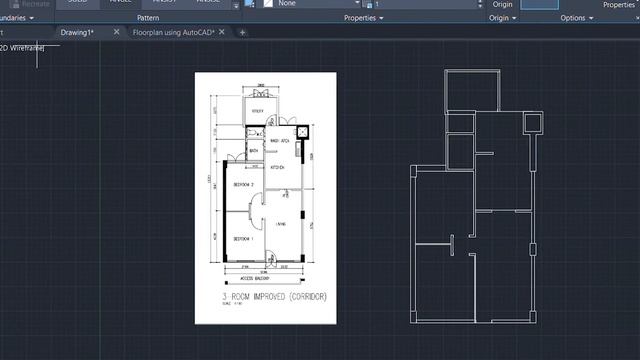 How To Create A Floorplan With AutoCAD смотреть онлайн