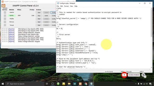 CARA MEMPERBAIKI ERROR PHPMYADMIN DI XAMPP ???? смотреть онлайн