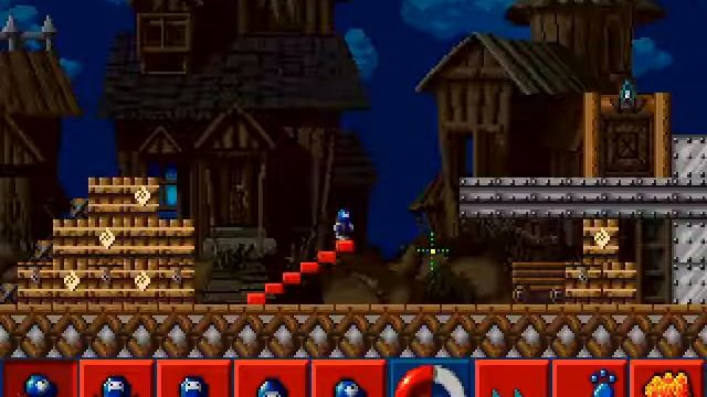 The Lemmings Chronicles / All New World of Lemmings / Lemmings 3 - DOS - Shadow Tribe - Level 1 смотреть онлайн