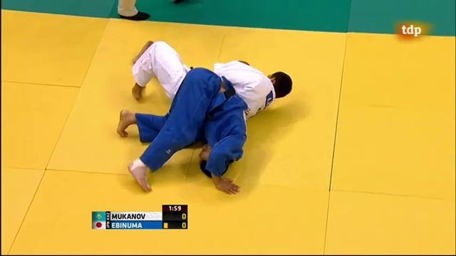 World Judo Championship 2013 Final -66 Kg EBINUMA (JAP) vs MUKANOV (KAZ) смотреть онлайн