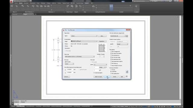 Intro to AutoCAD 2015 - 18 - Plotting from Paper Space смотреть онлайн