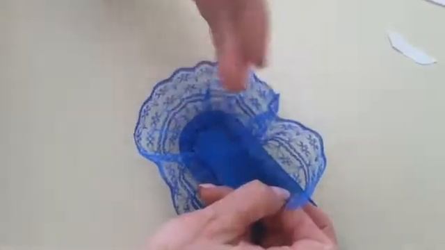 Жабо из ленты и кружева смотреть онлайн