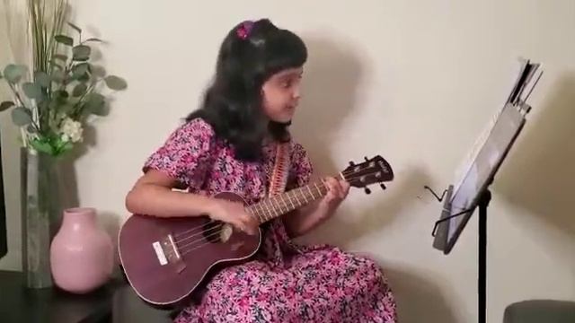 "Count On Me" Covered by Ishita on ukulele смотреть онлайн