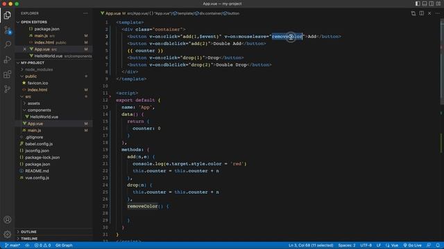 Vue.js For Absolute Beginners #2.Event Handling смотреть онлайн