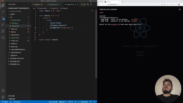 Dummy VS Smart Component #javascript #react #dummy #smart #components смотреть онлайн