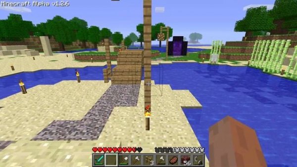 4 hours of minecraft alpha gameplay