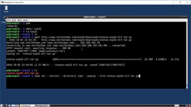 ESP32 - Development environment on PI смотреть онлайн