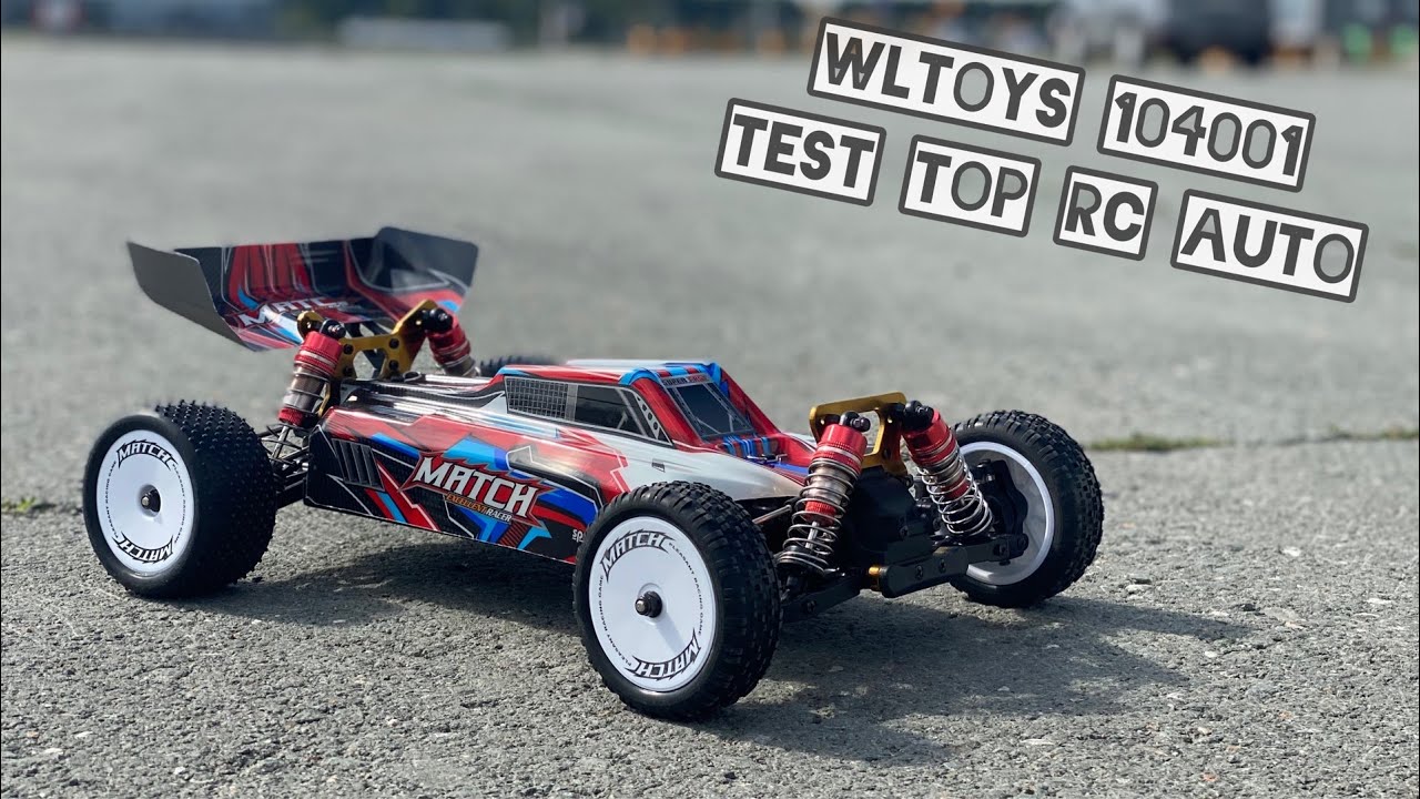 Wltoys 104001 test TOP RC CARS - в стоке 40 км/ч - COOL! | speed test wltoys 104001 смотреть онлайн