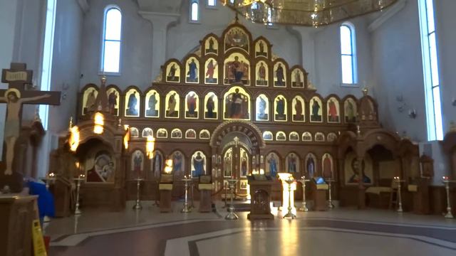 Внутри храма Александра Невского в Калининграде смотреть онлайн