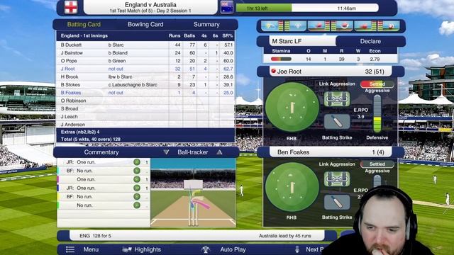 CRICKET CAPTAIN 2023 I FIRST ASHES TEST! EP 2 смотреть онлайн