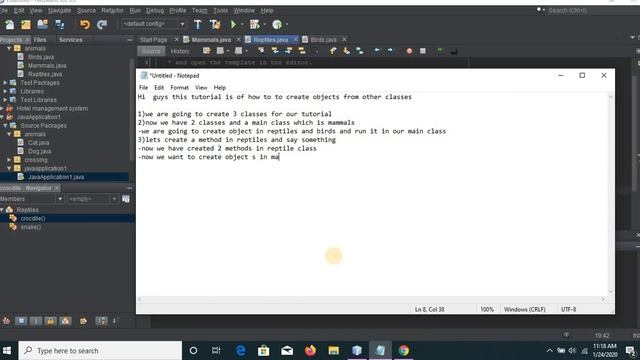 HOW TO CREATE OBJECTS IN JAVA NETBEANS смотреть онлайн