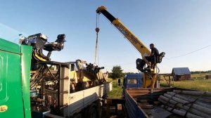 Работа на манипуляторе Маз