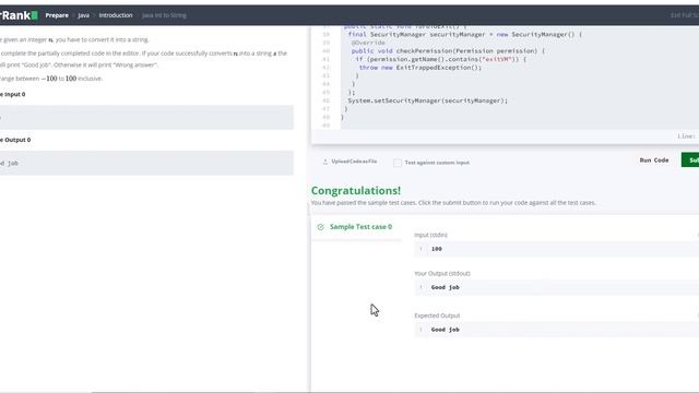 Day 11 Java Int to String || HackerRank смотреть онлайн