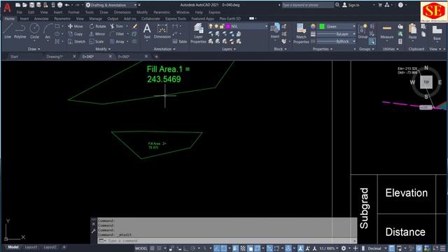 How to Calculate Cut and Fill Cross Sections Quantity in AutoCAD. смотреть онлайн