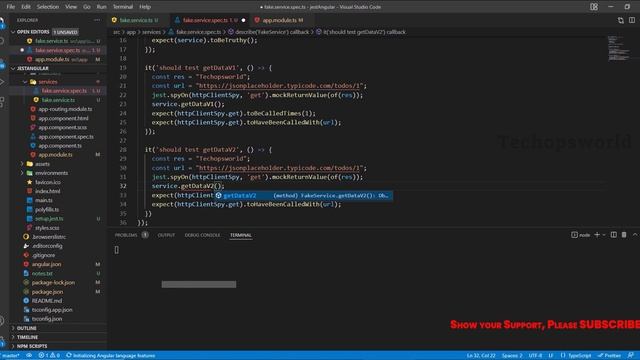 Unit Testing | JEST tutorial for Angular | Zero to Hero | Crash Course | Techopsworld смотреть онлайн