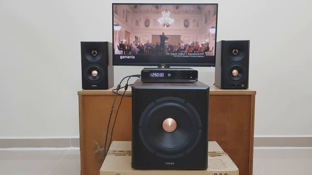 Gene Edifier S360DB 2.1 Speaker Sound Test (Orchestra - Violin Flute Drums) смотреть онлайн