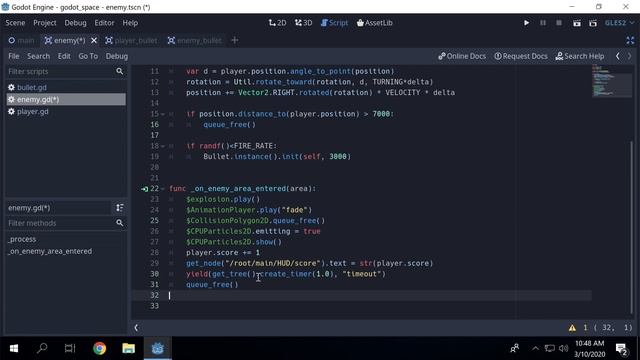 Godot Space Shooter Tutorial смотреть онлайн