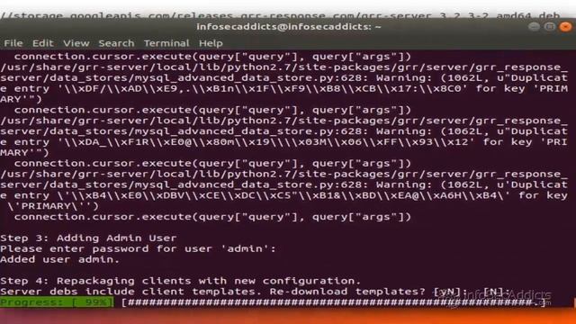 How to run a GRR Server and create a user смотреть онлайн