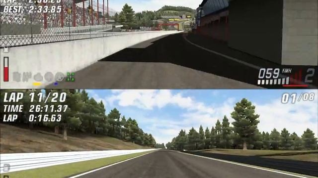 | ToCA Race Driver 3 | Split Screen Gameplay | смотреть онлайн