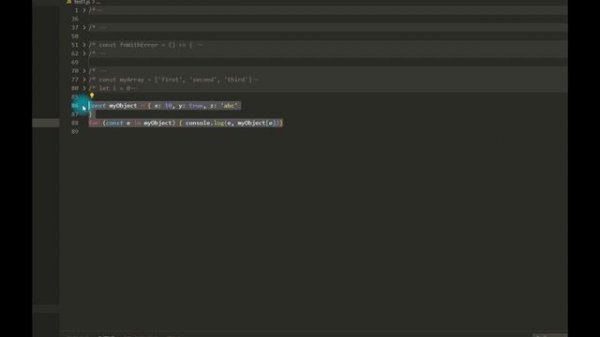 Visual Studio Code, Сворачивание и комментирование кода / Folding and commenting code