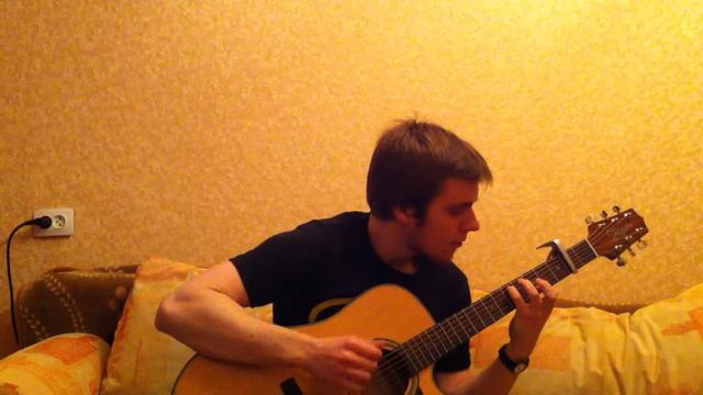 ABBA(Happy New Year) - fingerstyle guitar cover смотреть онлайн