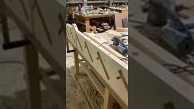 Изготовление деревянной тетивы для лестницы смотреть онлайн