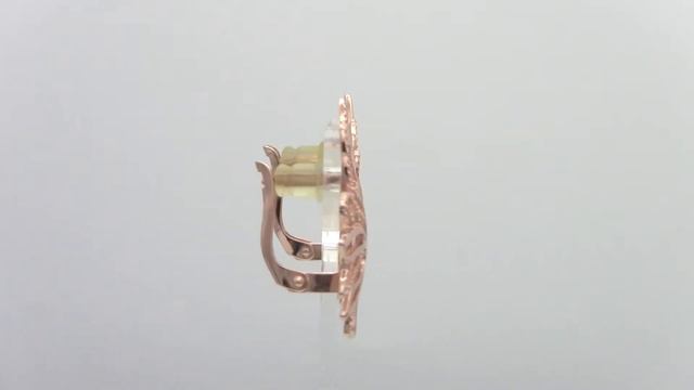 Серьги 3302255цр (Арт. С1732) производства ЗАО Приволжский ювелирный завод «Красная Пресня» смотреть онлайн