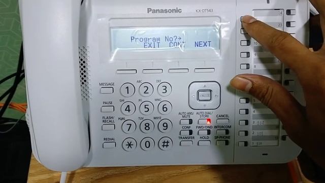 Panasonic KX-DT543 Favourite Number Save. смотреть онлайн