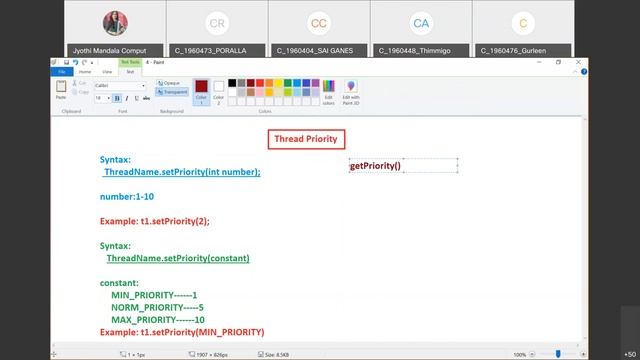 Java Programming: Lecture #61: Thread Priorities смотреть онлайн