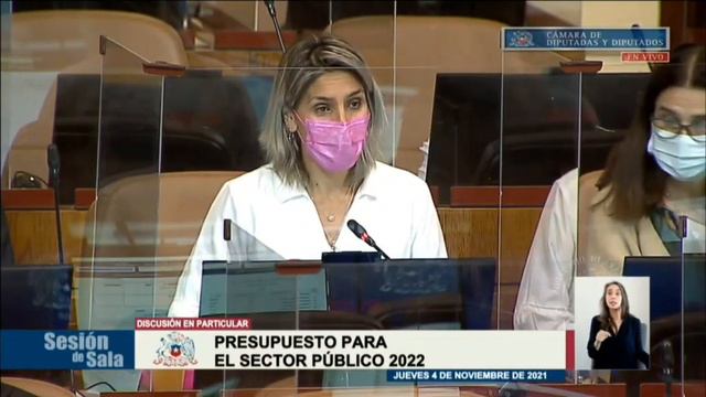 Erika Olivera: Intervención presupuesto 2022, deporte смотреть онлайн