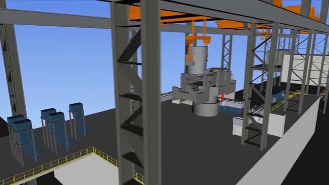 AUTODESK Navisworks. Непрерывная разливка стали смотреть онлайн