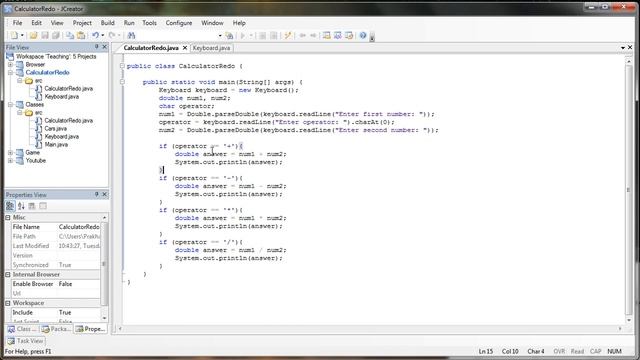 Java Programming - Tutorial 13 (Remake of Tutorial 6) смотреть онлайн