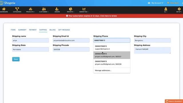 How To Add Order Manually | Shopnix Help | смотреть онлайн