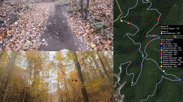 10-29-2023 MSXC Round 2, Cub Mountain, Adult Race with Racer GPS Tracking and GPS Estimating смотреть онлайн